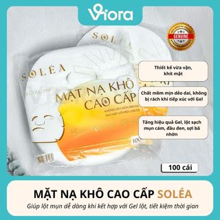 (BỊCH 100C) Mặt Nạ Giấy Lột Mụn SOLÉA Giữ Dưỡng Chất, Tăng Hiệu Quả Gel Lột Sạch Mụn Đầu Đen – VIORA