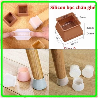 Nút Bọc Chân Chống Trượt Ghế Ăn Dặm Silicon Co Giãn 2cm