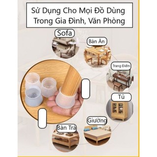 Nút Bọc Chân Chống Trượt Ghế Ăn Dặm Silicon Co Giãn 2cm