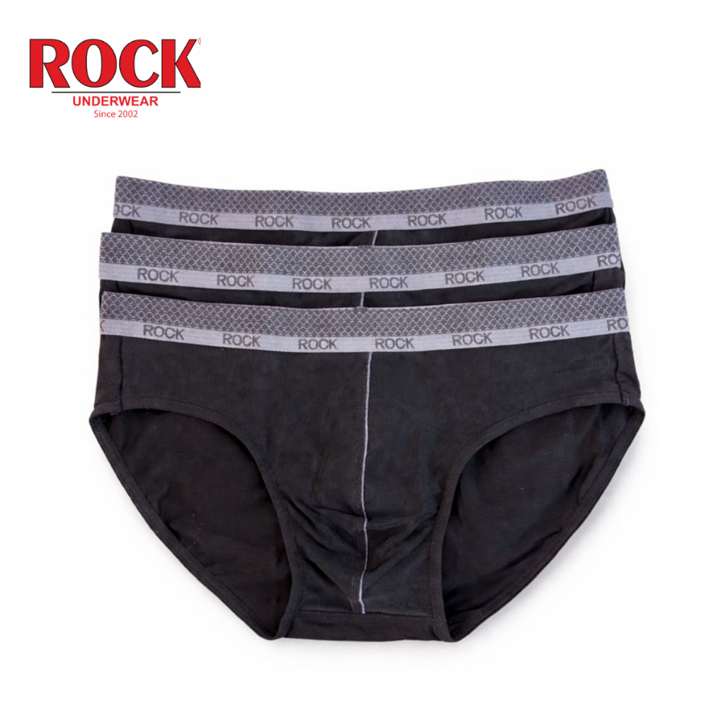 [Combo 3 Quần] Quần Lót Nam ROCK QA 1001 Phối Lưới Thoáng Mát Không Bí Bách, Quần Lót Nam Cotton Cao Cấp Ôm Sát