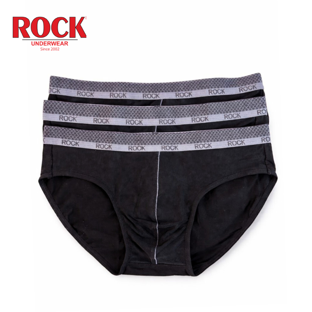 [Combo 3 Quần] Quần Lót Nam ROCK QA 1001 Phối Lưới Thoáng Mát Không Bí Bách, Quần Lót Nam Cotton Cao Cấp Ôm Sát