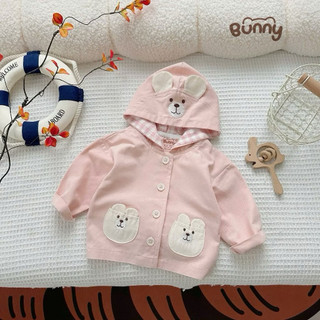 🐰 ÁO KHOÁC KAKI GẤU THỎ BUNNY – BÉ MẶC LÀ YÊU NGAY 💕