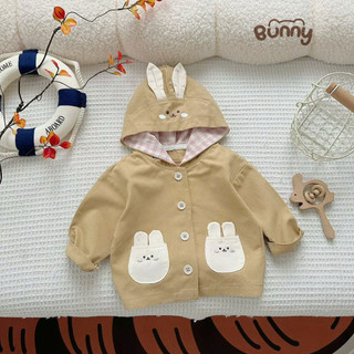 🐰 ÁO KHOÁC KAKI GẤU THỎ BUNNY – BÉ MẶC LÀ YÊU NGAY 💕