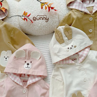 🐰 ÁO KHOÁC KAKI GẤU THỎ BUNNY – BÉ MẶC LÀ YÊU NGAY 💕