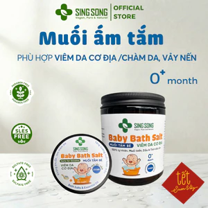 Muối Tắm Singsong. Giữ Ấm cơ thể Viêm Da Cơ Địa - 200gr