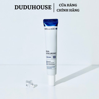 Kem Dưỡng ẩm Wellage Real HYALURONIC 100 Cream Làm Dịu, Căng Bóng Da 50ml Duduhouse