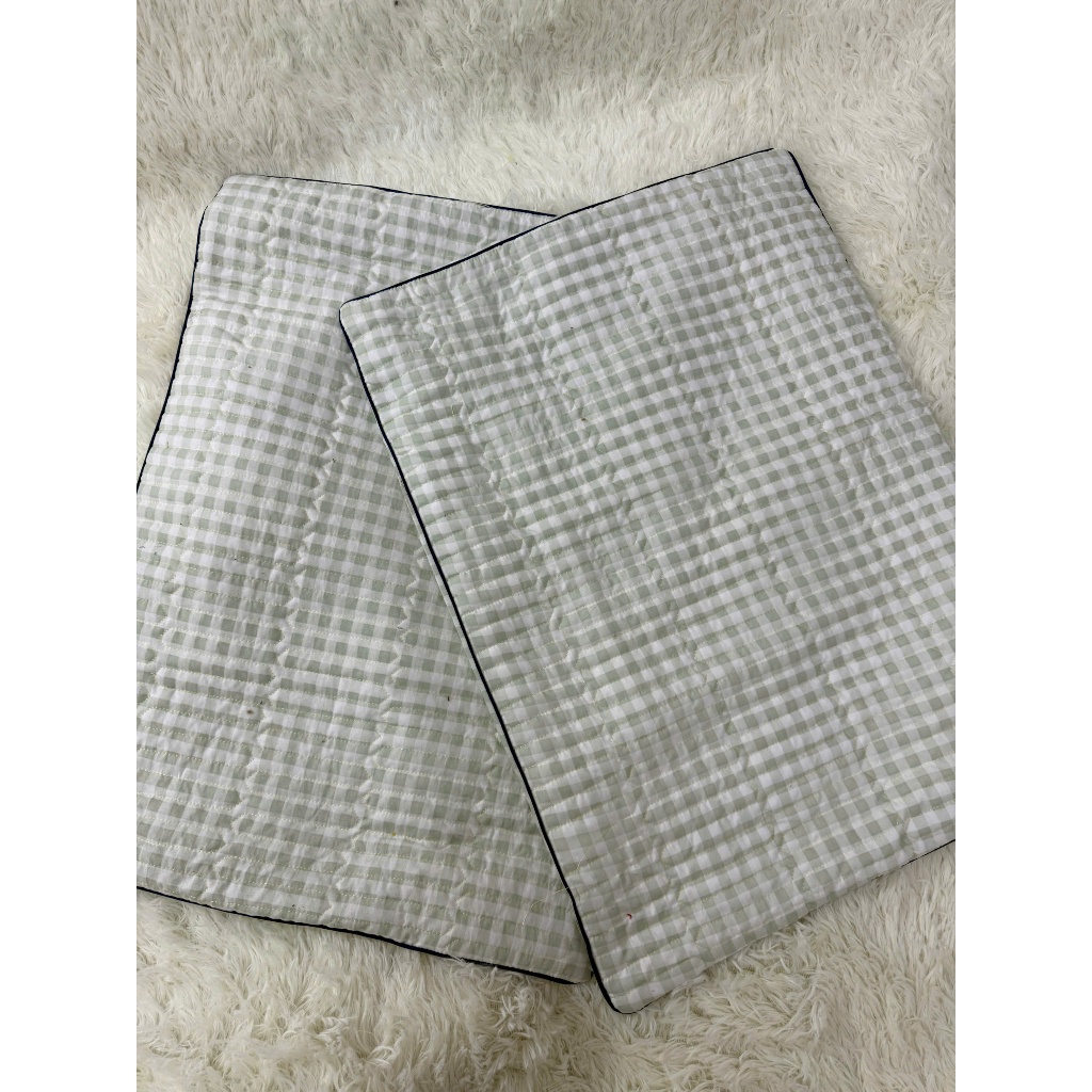 Vỏ Gối Caro Nhiều Màu Phong Cách Hàn Quốc, Vỏ Gối Cotton Thoáng Mát