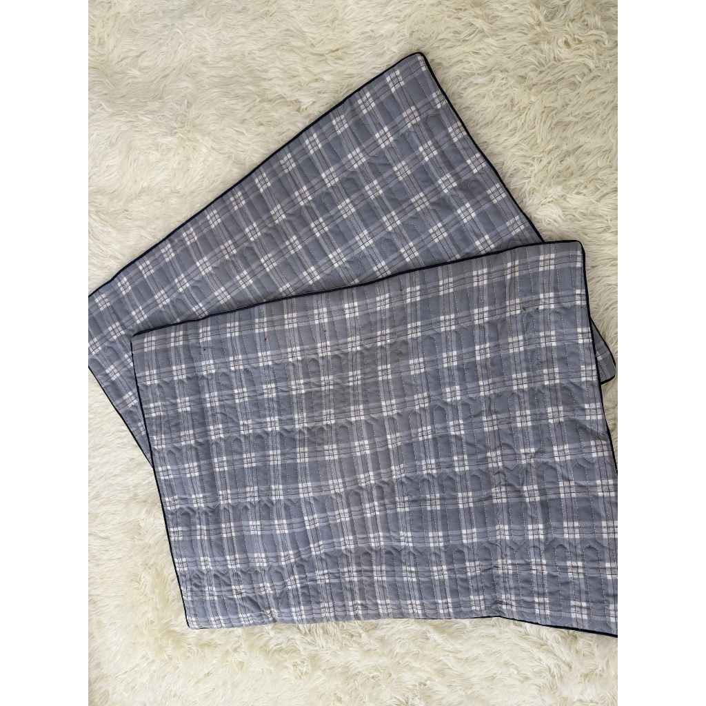 Vỏ Gối Caro Nhiều Màu Phong Cách Hàn Quốc, Vỏ Gối Cotton Thoáng Mát