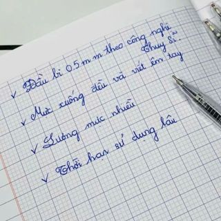 LEAFBOOK Bút Bi Ấn Độ Mực Xanh Ngòi 0.5mm Bút Bi Bấm Gstar 4A Viết Êm Mực Đều Cho Học Sinh Sinh Viên Văn Phòng