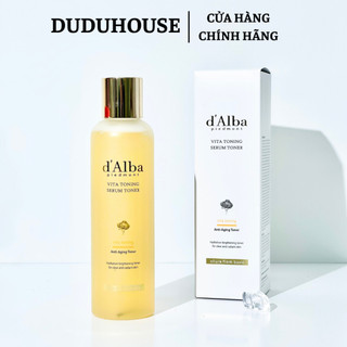 (Hàng Công TY) Nước Hoa Hồng d'Alba Vita Toning Toner Dưỡng Ẩm, Chống Lão Hoá 180ml Duduhouse