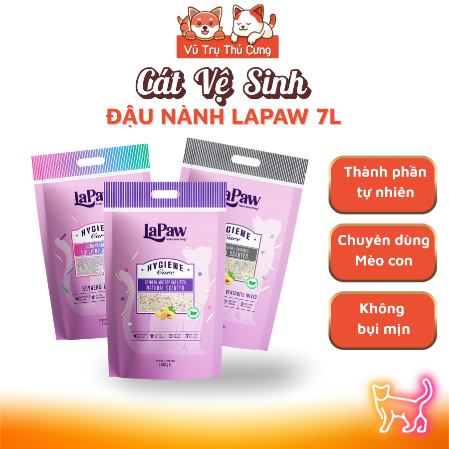 Cát Đậu Nành LaPaw Cho Mèo Phiên Bản Đặc Biệt 2.5Kg