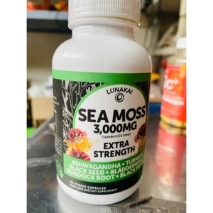 Lunakai is packed with essential Sea Moss Supplement vitamins, promoting overall health. Perfect for daily routines.