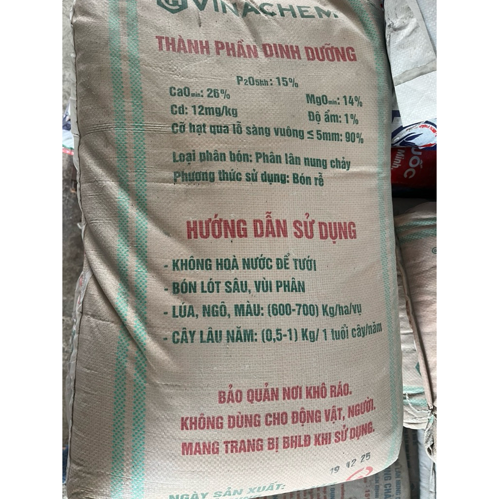 Lân nung chảy Văn Điển Túi Zip 1kg, kích hoa, kích rễ, Thúc Ủ Mầm hoa