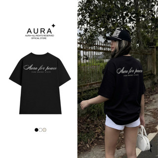 Áo thun Aura✦ For Peace Oversized Tee 100% Cotton Unisex T-shirt