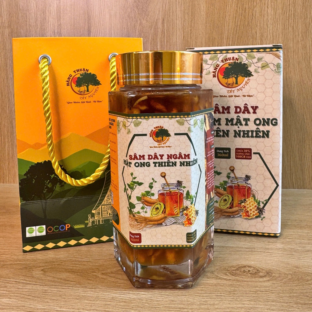 Sâm Dây Ngâm Mật Ong Hằng Thuận Tây Nguyên 260ml - 360ml