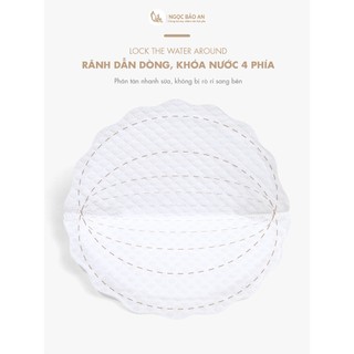 Miếng lót thấm sữa Ngọc Bảo An 5 lớp siêu thấm hút chống tràn, miếng dán thấm sữa hộp 30 miếng chắc chắn, thấm hút tốt
