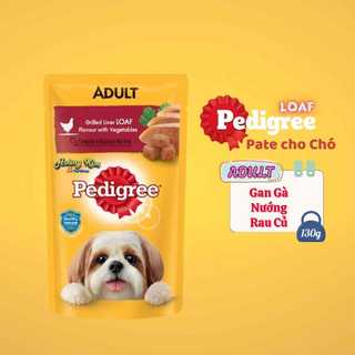 Combo 48 Gói Pate Cho Chó Dạng Ướt Nhiều Vị 80g 130g Dùng Cho Nhiều Lứa Tuổi - Pedigree Loaf & Gravy
