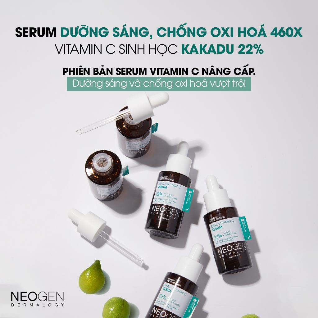[NEOGEN] Serum Dưỡng Sáng Da Giúp Mờ Thâm Vitamin C Kakadu 22% Neogen Dermalogy Real Vita C 32g