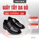 [CHÍNH HÃNG] Giày Tây Nam ANBA GTD01DV Da Bò Thật Cao Cấp Đế Cao Su Êm Chân Chống Trượt Trẻ Trung Bảo Hành 24 Tháng — ảnh 1