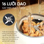 Máy làm sữa hạt đa năng 16 lưỡi dao Magic A-104, Cối thủy tinh 1.8L, Đáy Cối Men Chóng Dính, BH 12TH — ảnh 2