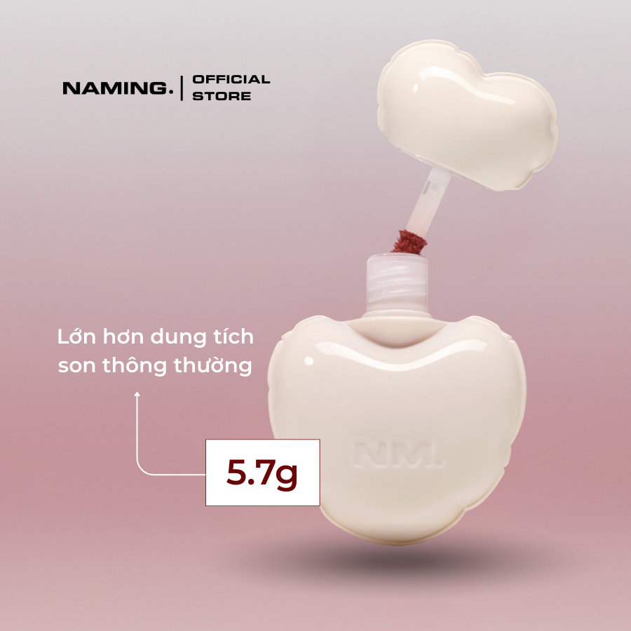 Son tint căng bóng NAMING Glowy Heart Lip Tint 5.7g