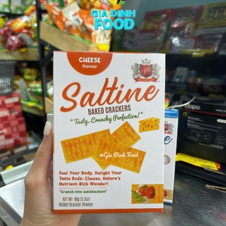 [Mua 2 tặng 1] Sale date 31/07 Bánh quy giòn GPR Saltine Baked Crackers 3 Vị - Hộp 90g