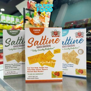[Mua 2 tặng 1] Sale date 31/07 Bánh quy giòn GPR Saltine Baked Crackers 3 Vị - Hộp 90g