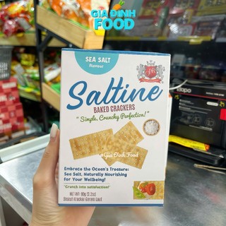 [Mua 2 tặng 1] Sale date 31/07 Bánh quy giòn GPR Saltine Baked Crackers 3 Vị - Hộp 90g