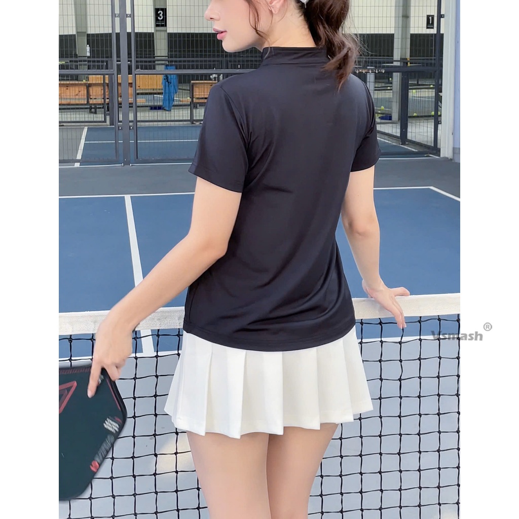 Váy Cầu Lông Vsmash Sportwear “SKRT 03” – Váy Thể Thao Form Xòe Xếp Ly Lót 2 Lớp, Umi 4 Chiều Cao Cấp, Mềm Mại, Co Giãn