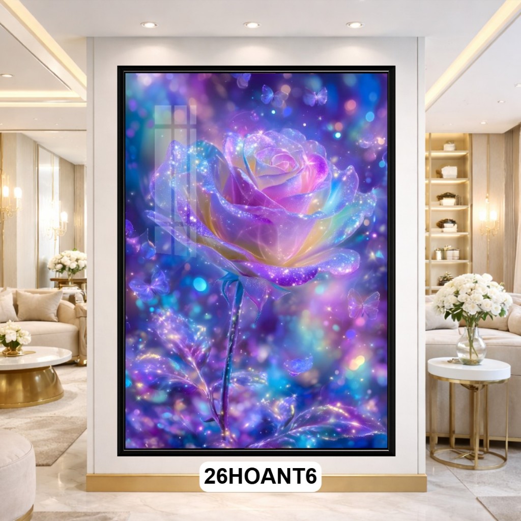 Tranh Hoa Nghệ Thuật Ánh Sáng Luminous Art – Khung Composite Bền Đẹp, Tôn Vinh Vẻ Đẹp Thiên Nhiên
