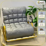 Bập Bênh Đôi Chất Liệu Da PU Khung Sắt Tĩnh Điện Chịu Tải Lớn 300kg Có Giá Đỡ Điện Thoại Thư Giãn Tại Nhà — ảnh 1
