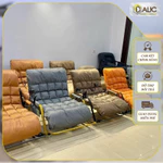 Ghế Bập Bênh Đôi 2 Người Da PU Khung Sắt Sơn Tĩnh Điện Ngả Lưng 5 Cấp Có Kê Chân Massage Tặng Giá Đỡ Điện Thoại — ảnh 1