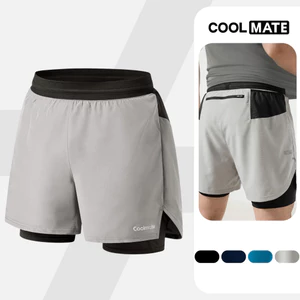Quần Shorts thể thao chạy bộ 2 lớp Fast & Free III Coolmate