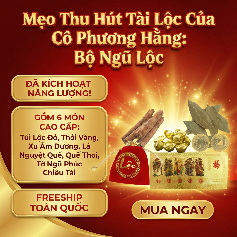 Bộ Ngũ Lộc 6 món phong thủy, vật phẩm cân bằng năng lượng bình an, thuận lợi ( MẸO CÔ PHƯƠNG HẰNG ).