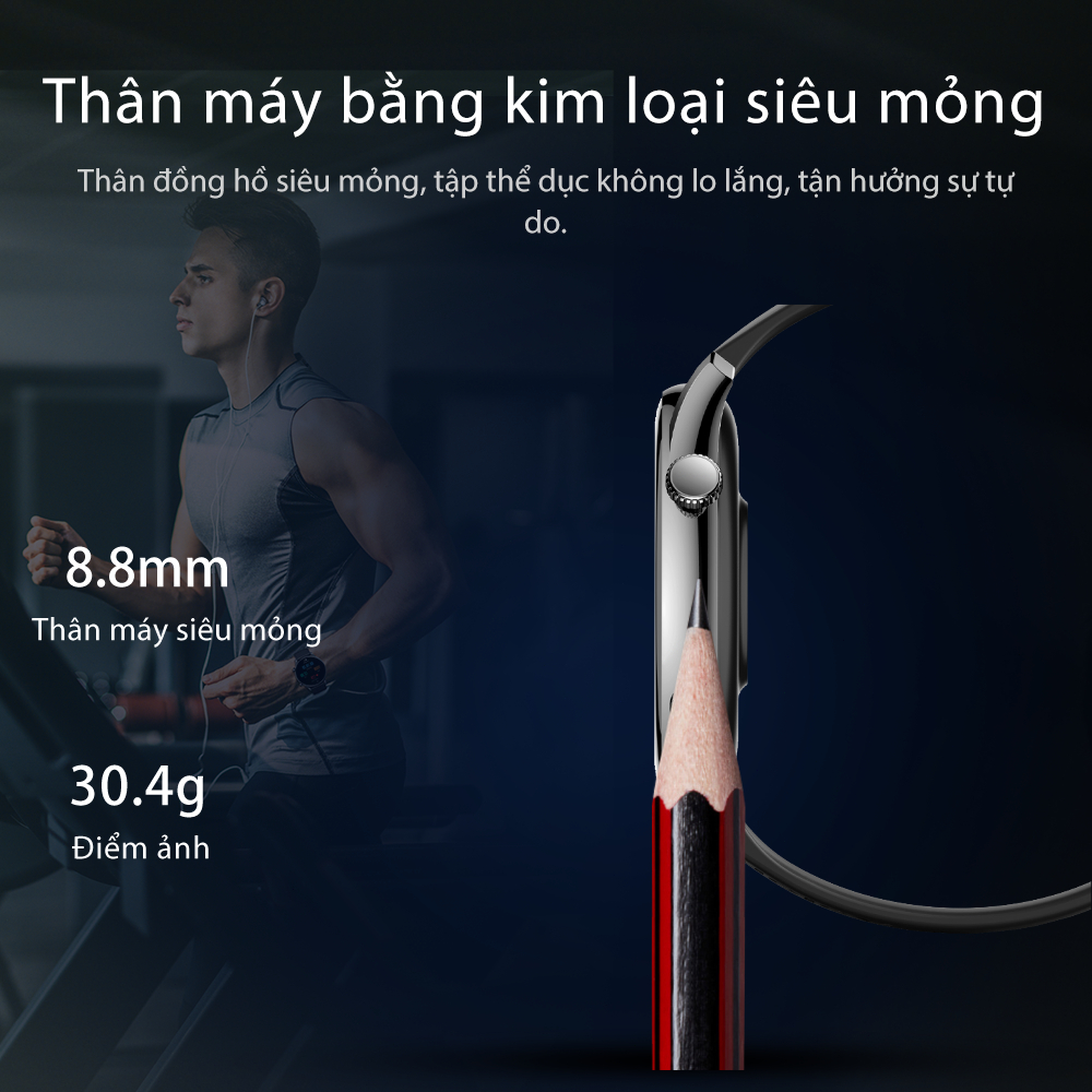 Aolon GTR 3 Dày 8.8mm | Màn hình AMOLED 1.43 inch | IP68 | Tập thể dục lành mạnh AOD | Đồng hồ nữ