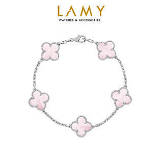 Vòng tay nam nữ LAMY Flower Clover Bracelet Silver 2265