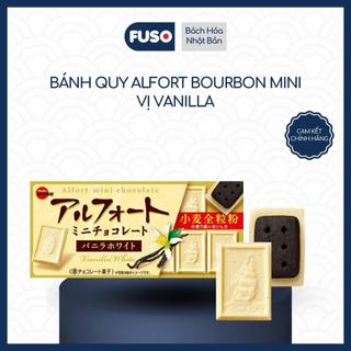 Bánh Quy Alfort Bourbon Mini - Bánh Quy Giòn Rụm Phủ Kem Xuất Xứ Nhật Bản - Hộp 12 Chiếc - Thơm Ngon Hấp Dẫn