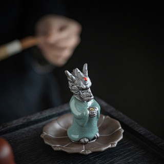 Lư Đốt Gốm Sứ Kiểu Cổ Nến Chân Phượng Long Phúc  Lư Đốt Hương Thiền Ý Đạo Trà - Thiền Thư Giãn Dùng Nhà terrarium,bonsai
