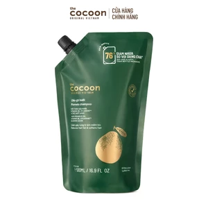 Túi Refill - Dầu gội bưởi Cocoon giúp giảm gãy rụng và làm mềm tóc 500ml