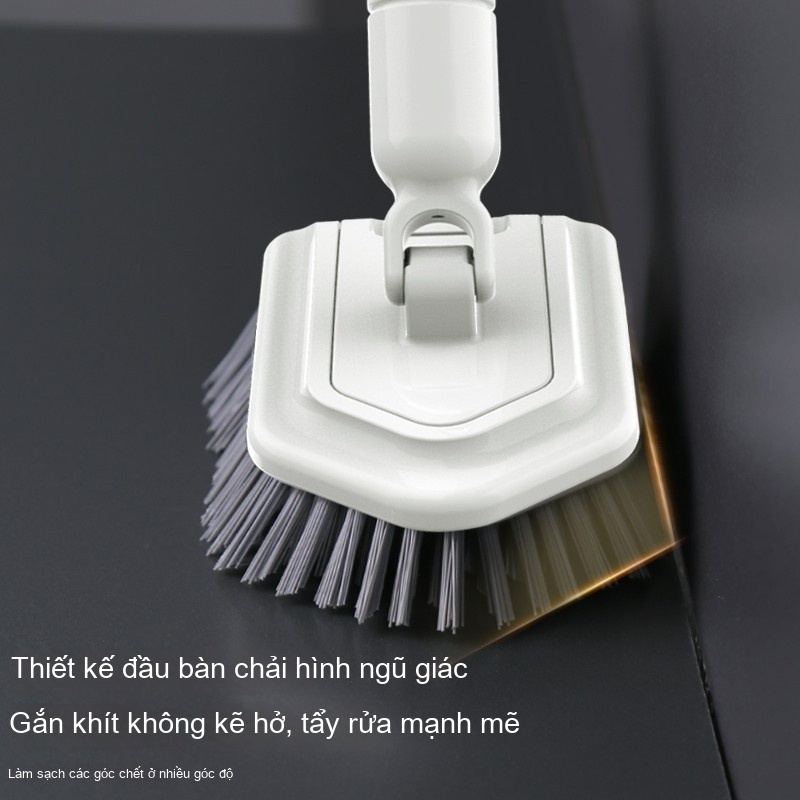 Cây Chà Sàn Nhà Tắm Đa Năng 2 Trong 1, GREENSINDOOR Chổi Cọ Sàn Gạt Nước Phòng Tắm Nhà Vệ Sinh Lau Kính Tiện Dụng | BigBuy360 - bigbuy360.vn