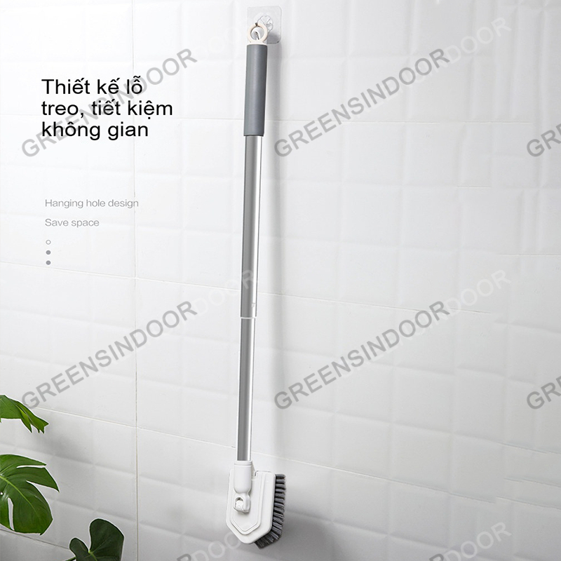 Cây Chà Sàn Nhà Tắm Đa Năng 2 Trong 1, GREENSINDOOR Chổi Cọ Sàn Gạt Nước Phòng Tắm Nhà Vệ Sinh Lau Kính Tiện Dụng | BigBuy360 - bigbuy360.vn