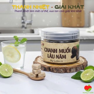 CHANH MUỐI LÂU NĂM THỰC DƯỠNG CHO SỨC KHỎE, BẢO VỆ CỔ HỌNG GIỮ ẤM GIỌNG, GIẢI RƯỢU, BÙ NƯỚC BÙ KHOÀNG 220GR-HVX