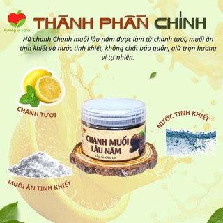 CHANH MUỐI LÂU NĂM THỰC DƯỠNG CHO SỨC KHỎE, BẢO VỆ CỔ HỌNG GIỮ ẤM GIỌNG, GIẢI RƯỢU, BÙ NƯỚC BÙ KHOÀNG 220GR-HVX