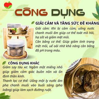 CHANH MUỐI LÂU NĂM THỰC DƯỠNG CHO SỨC KHỎE, BẢO VỆ CỔ HỌNG GIỮ ẤM GIỌNG, GIẢI RƯỢU, BÙ NƯỚC BÙ KHOÀNG 220GR-HVX