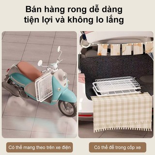 BMZAR Xe bán hàng Sắt đẹp Kệ gấp gọn durable Kệ đựng đồ đa năng giá tốt [Mẫu mới năm 2026]
