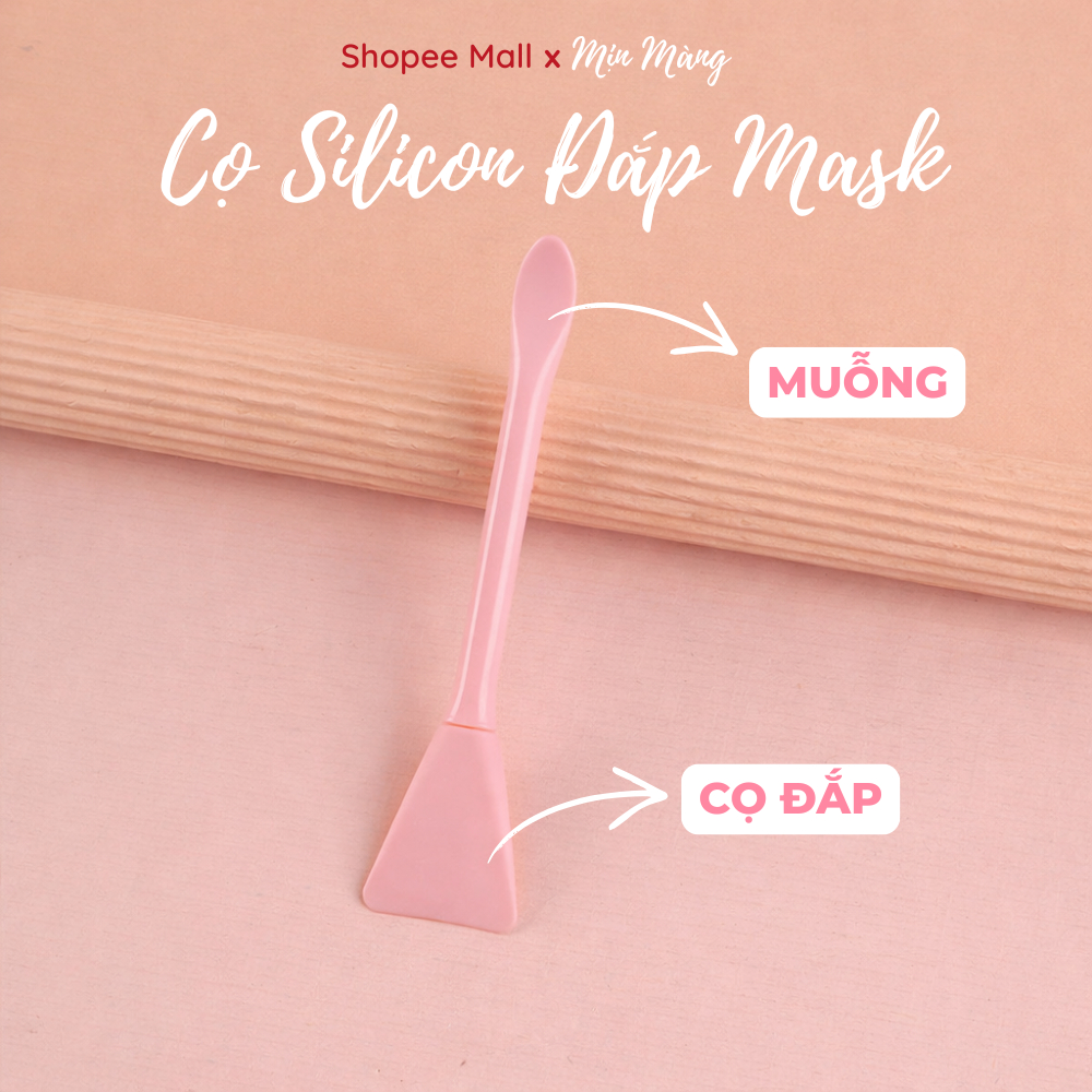 Cọ Quét Mặt Nạ Đắp Mask Lấy Kem Thiết Kế 2 Đầu Nhiều Mẫu Tiện Lợi Chất Liệu Silicon Cao Cấp An Toàn