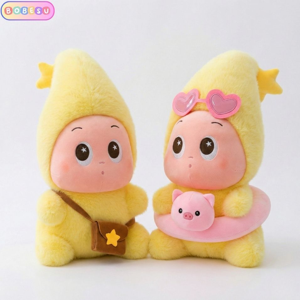 Gấu Bông Bé Sao Vàng Twinkle Little Star Đeo Túi Đeo Phao Heo Siêu Dễ Thương Làm Quà Tặng Sinh Nhật Cho Bé