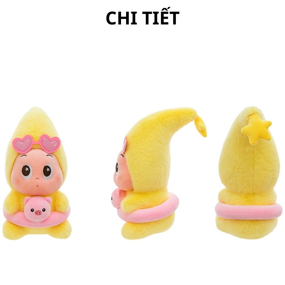 Gấu Bông Bé Sao Vàng Twinkle Little Star Đeo Túi Đeo Phao Heo Siêu Dễ Thương Làm Quà Tặng Sinh Nhật Cho Bé