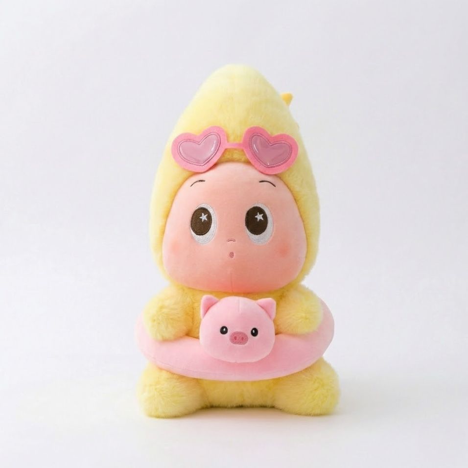 Gấu Bông Bé Ngôi Sao Twinkle Little Star  Đeo Túi và Phao Bơi Heo Siêu Dễ Thương Làm Quà Tặng Sinh Nhật Cho Bé