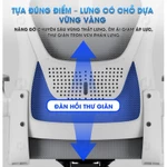 Ghế công thái học HTD-588 | Ghế xoay văn phòng lưới, tay 3D, tựa đầu đa chiều, ngả lưng, nâng hạ chiều cao, bền đẹp — ảnh 5